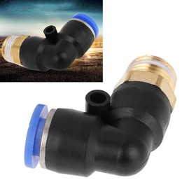 ZAWELIYO 10 Piezas de Accesorios de Aire de Conector Rápido Neumático 8 Mm G1/4 Presión Alta Presión Diseño Rotativo de 360 Grados para Tuberías y Herramientas Neumáticas