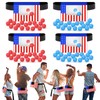 Lunmon 4 Sets Red White Blue Games Swing Shaking Balls