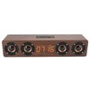 Eboxer Portable Stereo Wooden Soundbar, 20W Bluetooth Speaker, Rechargeable Bass
