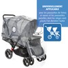 Reer RainCover Duo Regenschutz für Geschwisterwagen, 1er Pack