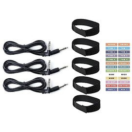 Silverline 3 Cable Connection Kit for NUX DP-2000 Drum Pad Aux Triggers