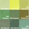 Arizo eye shadow green &amp; blue 3.4g, yellow green /