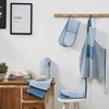 Penguin Home Oven Gloves,Heat Resistant, Colour - White & Blue,