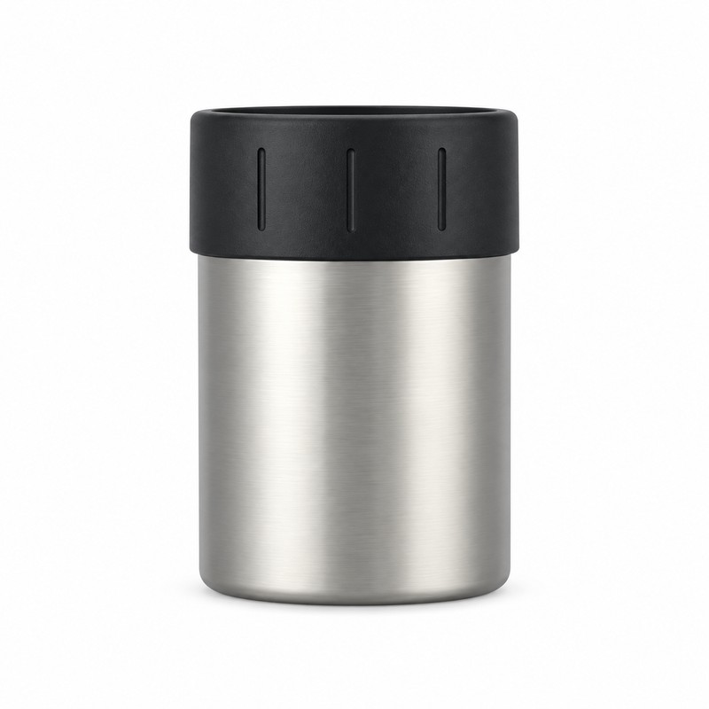 Stainless Steel Insulated Can Cooler – Double Wall Vacuum Beverage