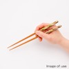 Hashikura Matsukan G-82011 Dishwasher-Safe Couples Chopsticks Natural Wood Pair Set,