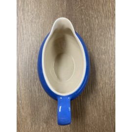 Le Creuset "Cobalt" Signature Gravy Boat LE CREUSET 12 Oz 460ml Stoneware NWT Pitcher