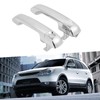 2pcs Car Exterior Door Handle Assembly Sliver 826513J010 Replacement for