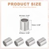 uxcell 3/8"(10mm) Aluminum Crimping Loop Sleeve, Wire Rope Stop Sleeve