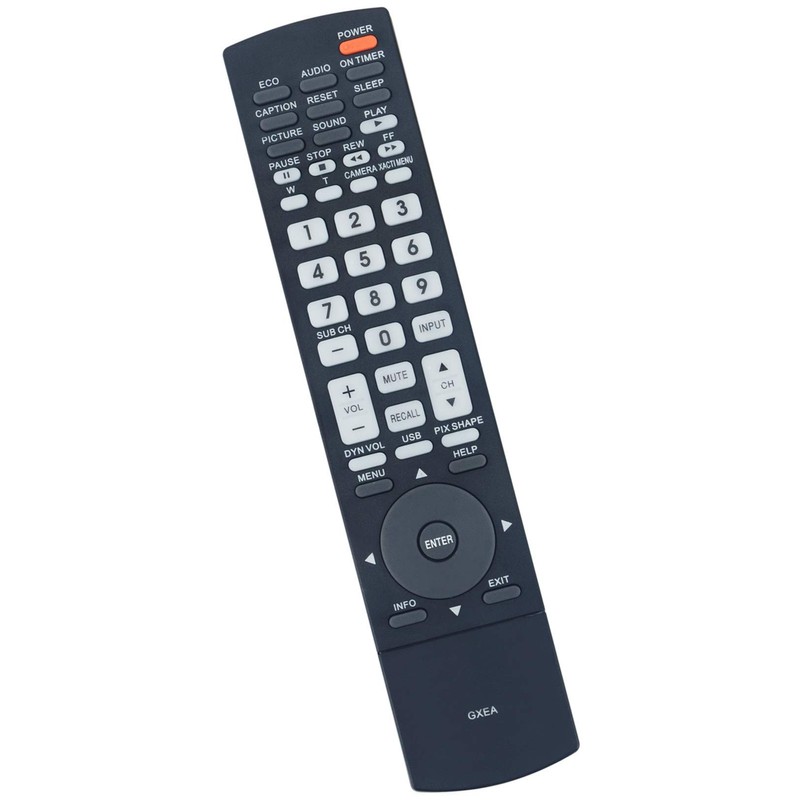 GXEA Replacement Remote Control fit for Sanyo TV DP42840 DP50740