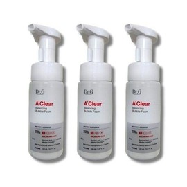Dr.G [Beauty Nara] Dr. G Aclear Balancing Bubble Foam 150ml 3 packs (51139124) / [뷰티나라] 닥터지 에이클리어 밸런싱 버블폼 150ml 3개입 (51139124)