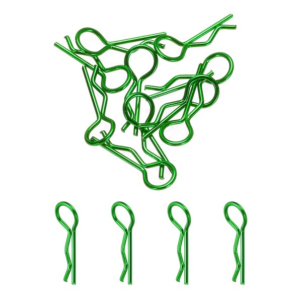 MECCANIXITY 10pcs 30-Degree Angle RC Body Clips Bent Springy R