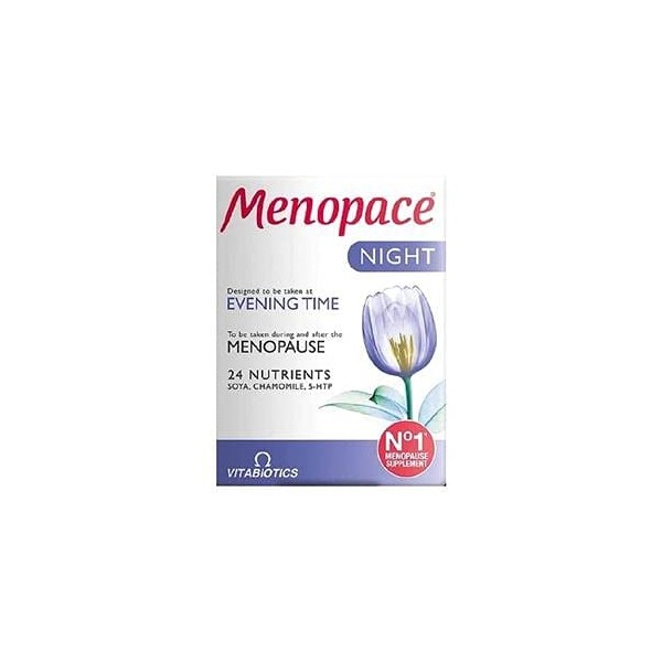Vitabiotics Menopace Night Tablets 30 Capsules
