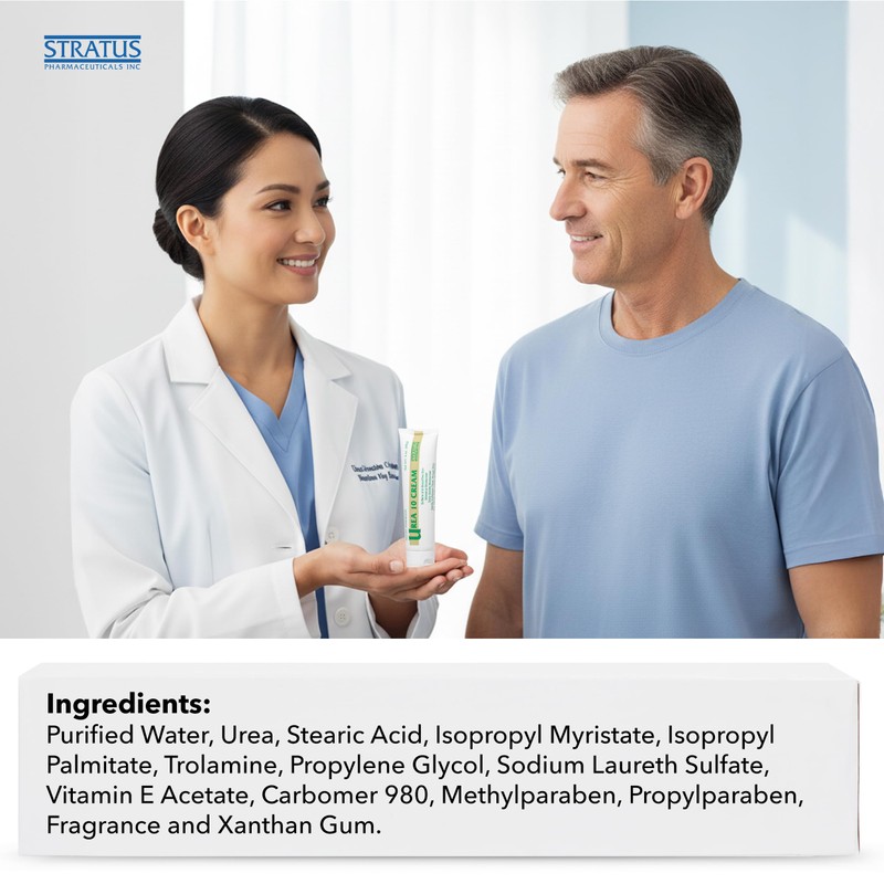 STRATUS PHARMACEUTICALS Urea 10% Cream with Vitamin E for Very