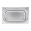 Vogue K820 Edelstahlpfanne, 1/4 Gastronorm, 4 l, 150mm tief, Lebensmittelbehälter,