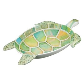 UPware Shape Platter Melamine Serving Platter BPA Free Food Platter 22 Inch Sea Turtle Shaped Platter (22" Sea Turtle)