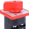 Changeover Switch 20A 380V~4KW HZ5-20/4 L02 6 Terminals Rotary Changeover