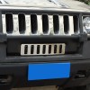 cartiangoUS Chrome Steel Front Bumper Lower Mini Grille Fit For
