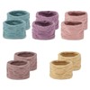 QIUTIMIY 10 Pcs No Damage Hair Ties Thick Hair Elastic