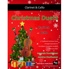 Christmas Duets for Clarinet and Cello: 21 Traditional Christmas Carols arranged for clarinet and cello players of intermediate standard.