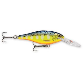 Rapala Shad Rap 05 Fishing lure, 2-Inch, Hot Steel