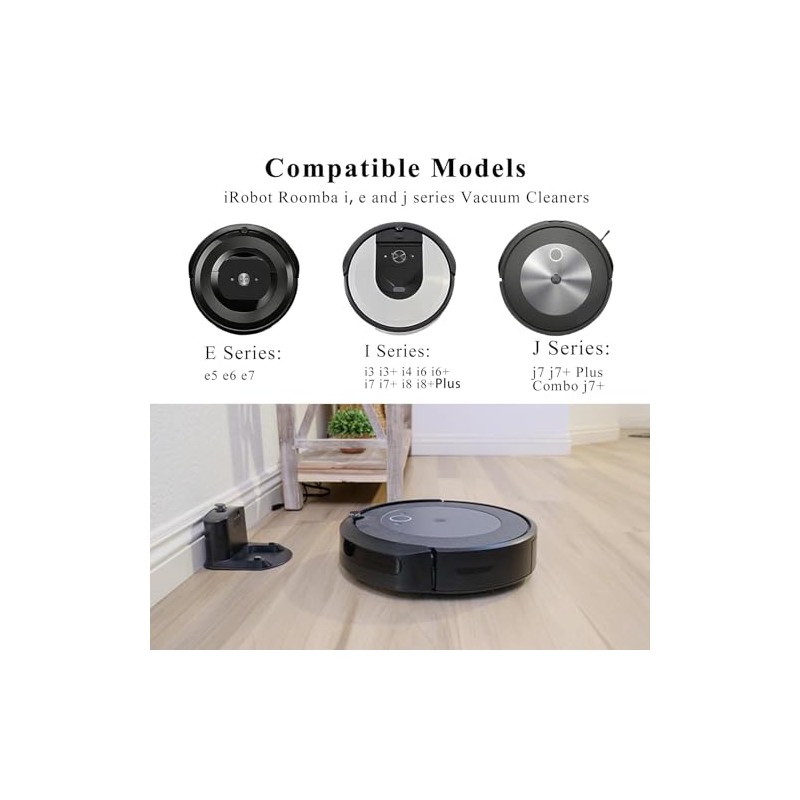 10 Pack Replacement Side Brushes Compatible with iRobot Roomba i