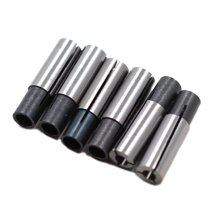 Chiloskit Collet Adapter 1/4 to 1/8, Collet Chuck Conversion CNC