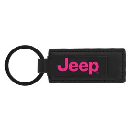 Jeep Key Chain UV Printed Tuscadero Pink (Black Key Chain)