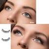 Set De Pestañas Postizas Magnéticas 2 Pares, Con Pinzas