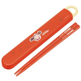 Skater ABS2AM Children’s Chopsticks and Chopstick Case Set, My Neighbor Totoro, Mei, Made in Japan