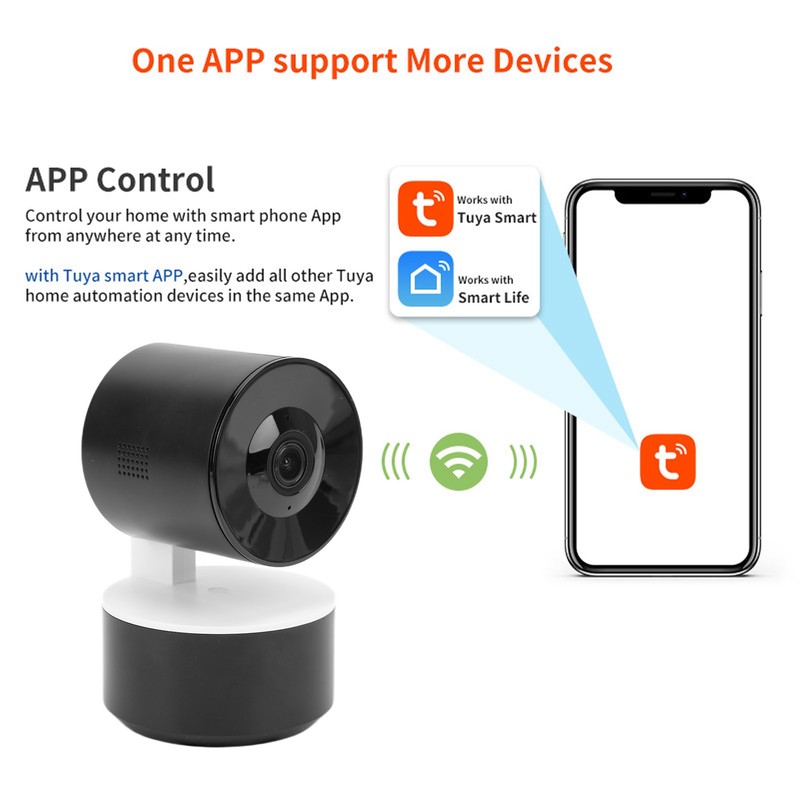 Smart Camera 2MP WiFi IP Webcam Motion Detection Automatic Tracking