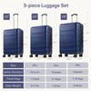 20 Inch Carry-On Luggage, Hard Shell Rolling Suitcase with TSA