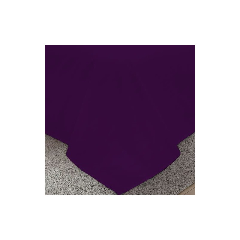 100% Egyptian Cotton Flat Sheet Super Soft Breathable Hypoallergenic Easy