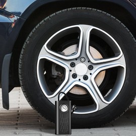 Car Tire Pump - Cordless Tire Inflator with Pointer Pressure Gauge | Air Pump, Portable Tire Pump for Car Tires Motorcycles Balls