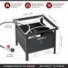 MASTER COOK 70000 BTU Propane Burner, Outdoor Camp Stove Adjustable