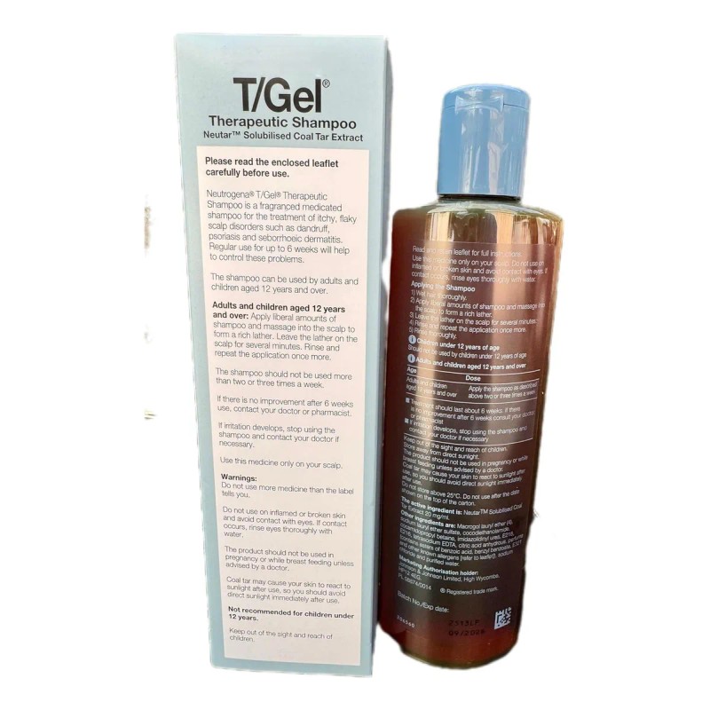 Unidades 250ml Gel Champú Terapéutico Alquitrán