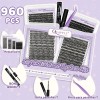 Kit Extensiones De Pestañas, 10-18mm Set De 4 Cajas