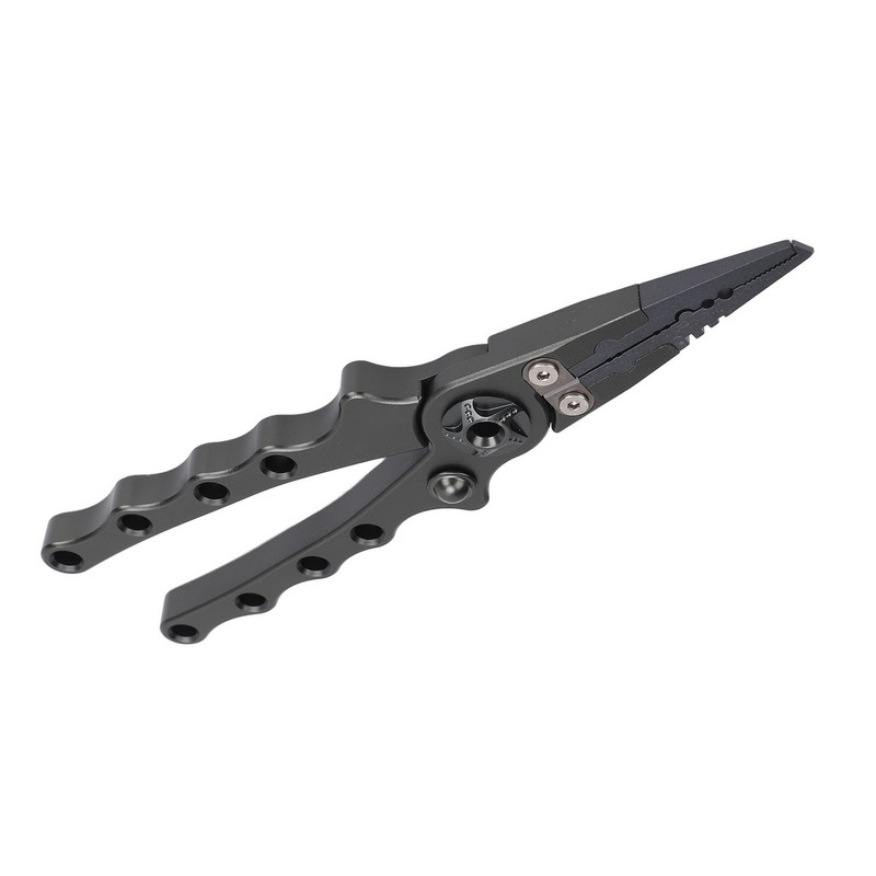Fishing Pliers Aluminium Alloy Multifunctional Split Ring Pliers Self Locking