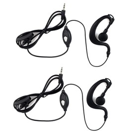 Retevis Walkie Talkie Children's Headset Compatible RT388 RT628 RT628B Exclusive Headphones, 1 Pin 2.5 mm Earphones, Type G Headset (Pack of 2)