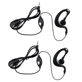 Retevis Walkie Talkie Children's Headset Compatible RT388 RT628 RT628B Exclusive Headphones, 1 Pin 2.5 mm Earphones, Type G Headset (Pack of 2)