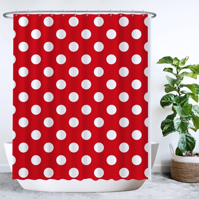 Ulticool Shower Curtain - Polka Dot Dots - 180 x
