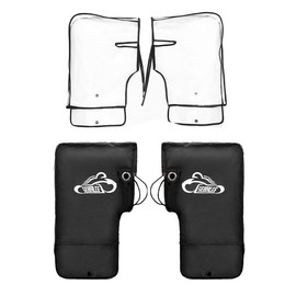 Motorcycle winter thermal arm warmers thermal gloves waterproof windproof vinyl cover fleece-lined scooter gloves / 오토바이 겨울 방한토시 방한장갑 방수 방풍 비닐커버 기모 스쿠터 장갑