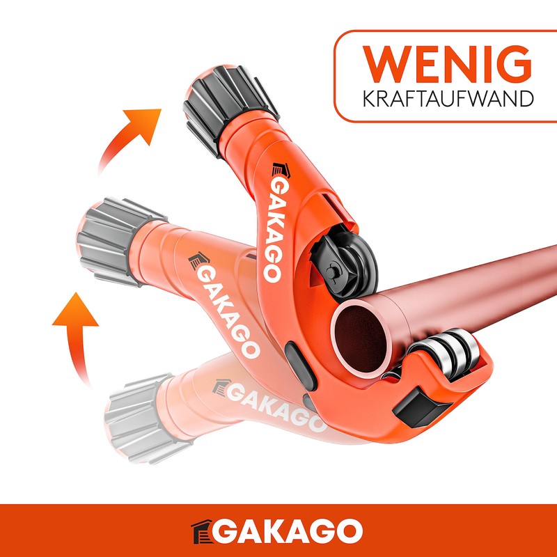 Gakago Pipe Cutter Set 3-50 mm with Deburring – Versatile
