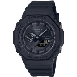 Casio G-Shock GA-B2100-1A1 2100 Series Analog Digital Black Strap Men's Watch, Black Dial, 48.5 × 45.4 × 11.9 mm