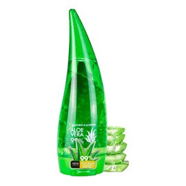 Gel Facial Aloe Vera 99% Antiarrugas Cicatrices Libre de Parabenos 270ml