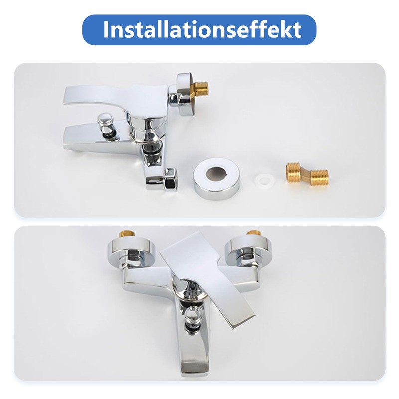 VZU Pack of 2 Shower Tap Adaptors, 3/4 Inch to