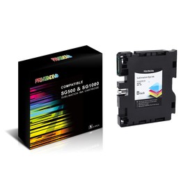 PRINTANDINK SG500 SG1000 Ultra High Definition dye Sublimation Ink Cartridge Black with Latest firmware Version 3.6.0 and Compatible with Sawgrass Virtuoso SG500 SG1000