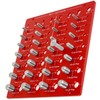 Nut and Bolt Thread Checker, 36 Thread Sizes Checker, Aluminum