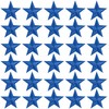 AUEAR, 30 Pack Blue Star Sew On Iron Patch Embroidered