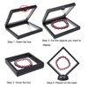 lasenersm 3 Pieces Coin 3D Display Stand Box Set Diamond