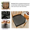 Kozuoan Dining Chair Covers,PU Waterproof Removable Dining Chair Covers, Polyurethane